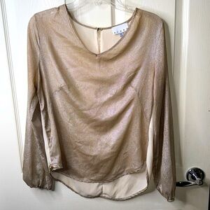 Gold Long Sleeve Top